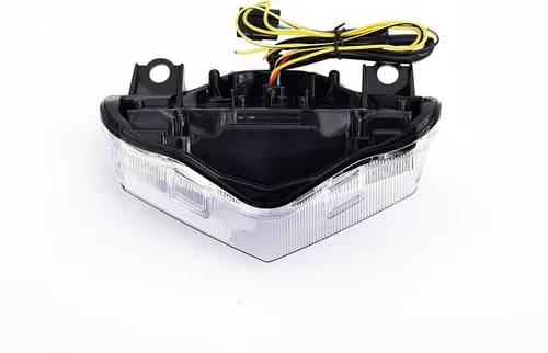 Vista 6 de Luz trasera LED de freno para motocicleta, lente transparente con intermitentes integradas, compatible con Ducati 2010-2014 Multistrada 1200