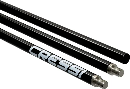 Vista 3 de Cressi Lanza de poste de aluminio, negro, 3 piezas, 6.5 pies