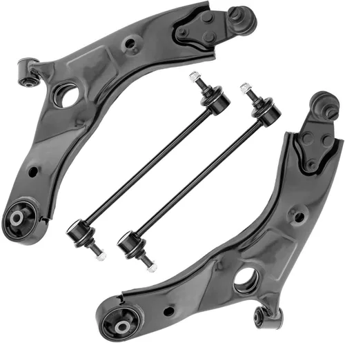 Vista 183 de Detroit Axle - 4 piezas de brazos de control traseros para Ford C-Max, Focus, Mazda 3 5, Volvo C30, C70, S40, V50, 4 brazos de control superiores e