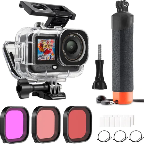 Vista 10 de Kit de filtro de buceo FitStill para DJI OSMO Action 5 Pro/4/3