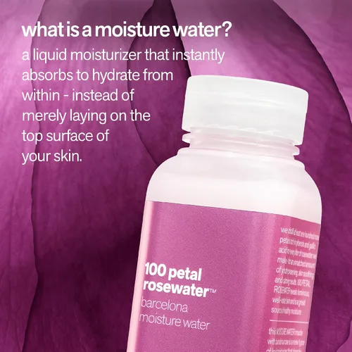 Vista 6 de Facewater 100 pétalos agua de rosas Barcelona Humedad Agua