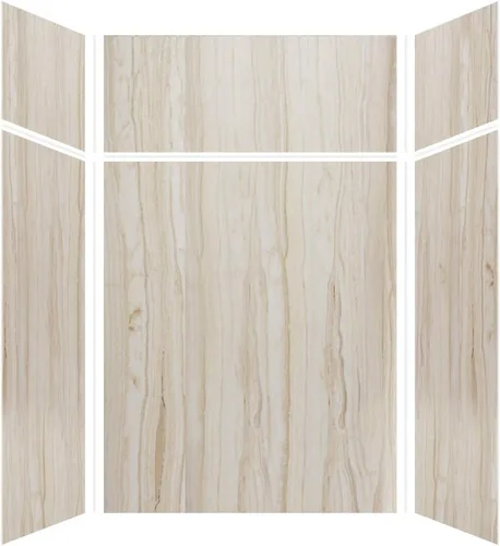 Vista 10 de Transolid EWKX363696-41 Expressions - Kit de pared de ducha de 6 paneles con extensión, 36 pulgadas de largo x 36 pulgadas de ancho x 96 pulgadas