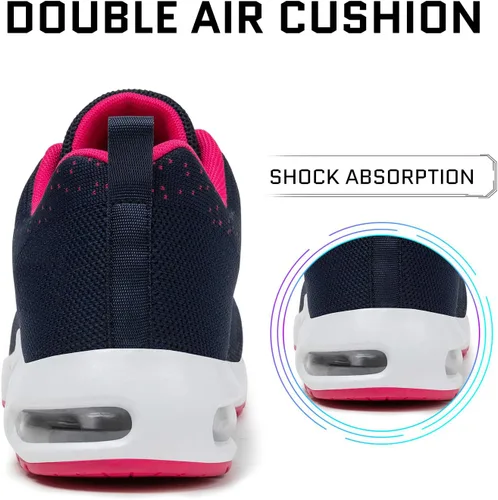 Vista 4 de Mishansha - Tenis para mujer, transpirables, con amortiguación de aire, para correr y caminar