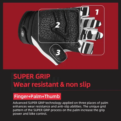 Vista 6 de Seibertron Dirtpaw - Guantes unisex para bicicleta BMX MX ATV MTB guantes para bicicleta de montaña, ciclismo, todoterrenoDirt Bike, guantes