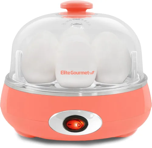 Vista 9 de Elite Gourmet EGC007CHC# Cocedor Rápido de Huevos, 7 Huevos Hervidos Fáciles de Pelar, Duros, Medianos, Suaves, Escalfador, Máquina para Tortillas