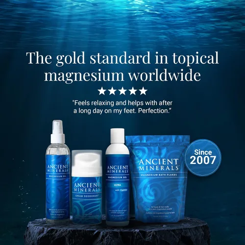 Vista 8 de Ancient Minerals Botella de spray de aceite de magnesio de cloruro de magnesio Zechstein puro y genuino - Magnesio tópico para aplicación en la piel