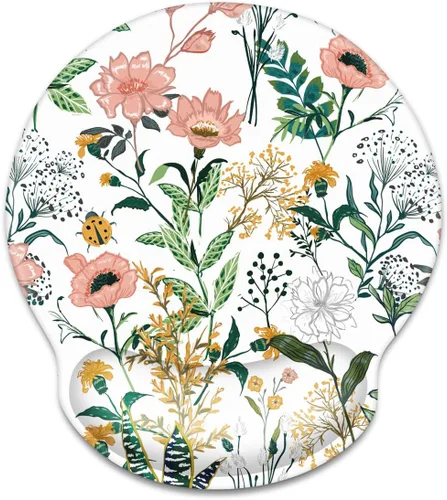 Vista 23 de Alfombrilla de mouse con soporte de muñeca, alfombrilla de mouse para hombre, base de goma antideslizante, alfombrilla de mouse para escritorio