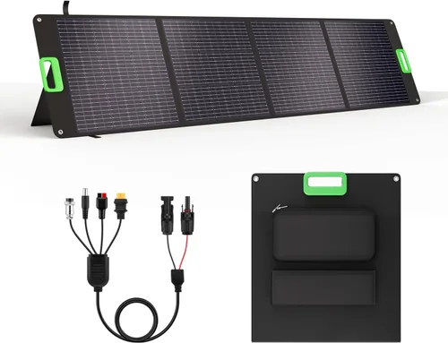 Vista 13 de GRECELL - Panel solar portátil de 240 W para central eléctrica, ultraligero y plegable 25% Efficiency Mono Foldable Solar Charger with 4