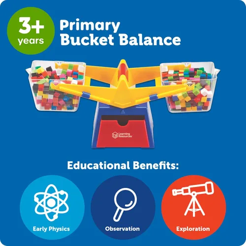 Vista 6 de Learning Resources – Balanza de enseñanza primaria con cubetas