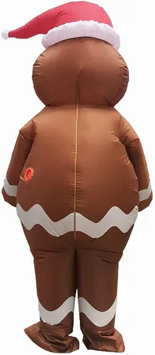 Vista 3 de Disfraz inflable para adultos, disfraz de fiesta para hombres y mujeres, decoración de Navidad, fiesta de Navidad, disfraz divertido de Halloween