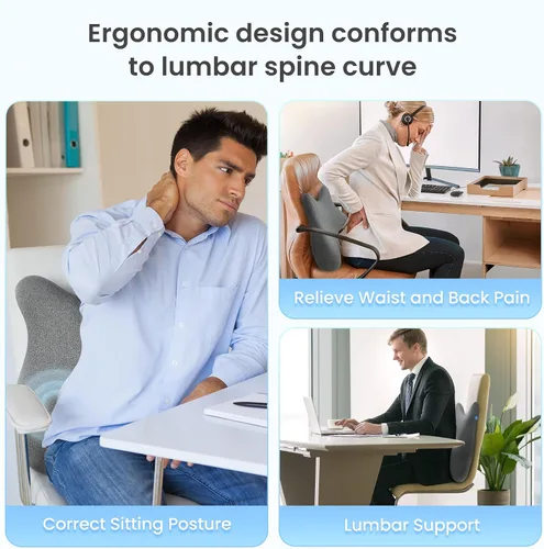 Vista 7 de Masajeador de cuello y almohada de apoyo lumbar CLIL