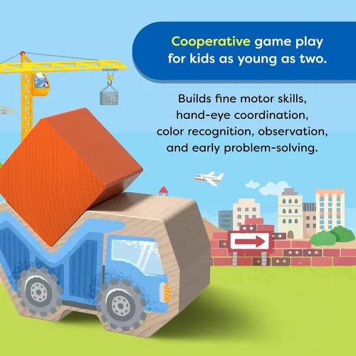 Vista 3 de HABA My Very First Games - Juego de construcción de construcción para niños de 2 años en adelante