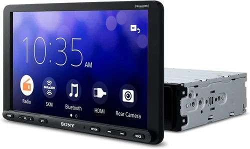 Vista 2 de Sony XAV-AX8100 Receptor multimedia flotante de 9 pulgadas con Apple Carplay/Android Auto y entrada de video HDMI