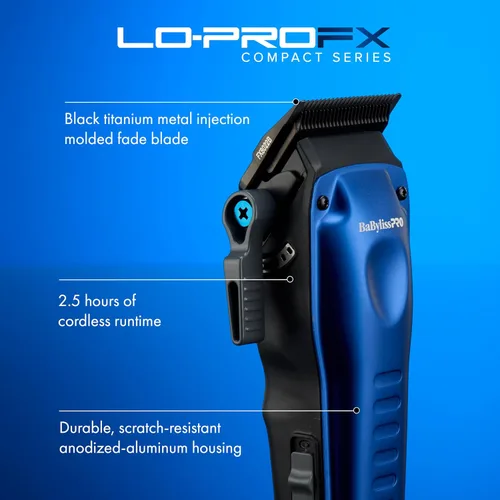 Vista 4 de BaBylissPRO High-Performance LO-PROFX Compact Clipper for Hair