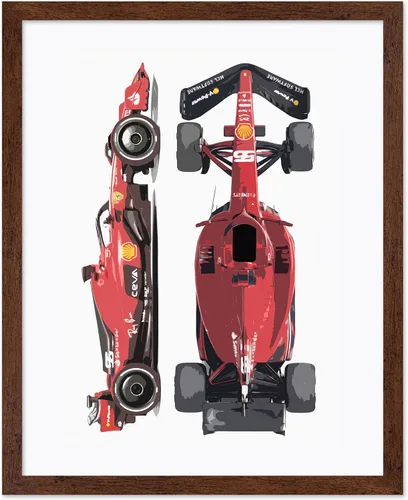 Vista 27 de Poster Master Póster de carreras de autos 2023, impresión de autos de carreras, arte de carreras de autos deportivos, regalo para hombres, mujeres