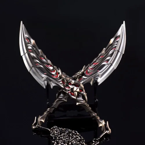 Vista 5 de Superbuybox Cuchillo de Valorant, figuras de acción de artes marciales, colección de juegos, llavero, decoración de escritorio, mochila, colgante
