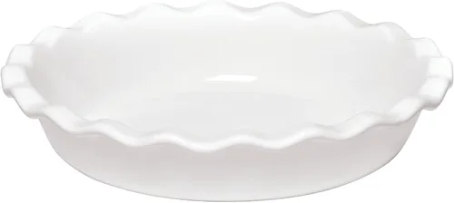 Vista 5 de Emile Henry Plato para tartas, 9, rojo borgoña