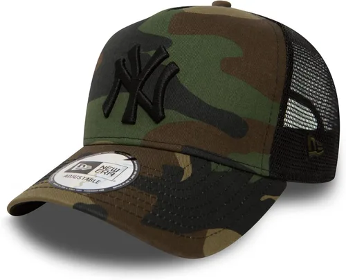 Vista 8 de New Era New York Yankees - Gorra de camionero ajustable con marco A Clean