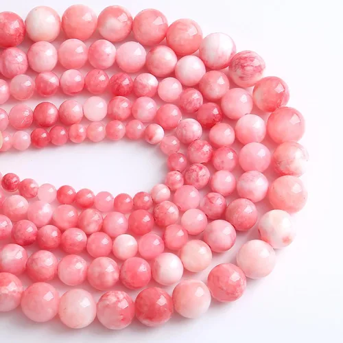 Vista 49 de 4MM 86 piezas Cuentas sueltas de piedra natural de amazonita calcedonia para hacer joyería DIY Pulsera Collar 1 hebra