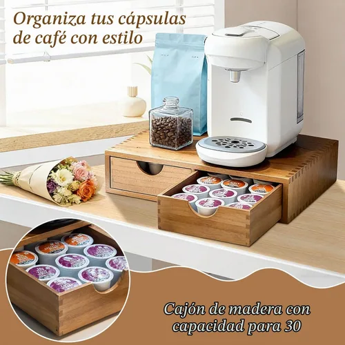 Vista 6 de Organizador de tazas K, cajón con soporte para cápsulas de café
