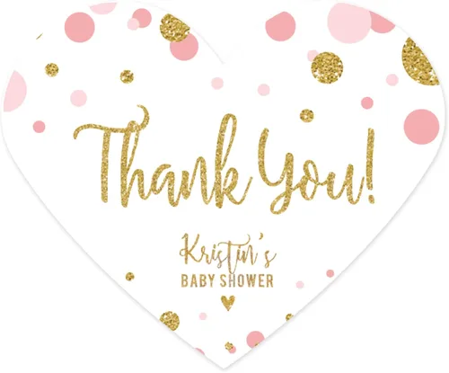 Vista 50 de Andaz Press Colección de fiesta de baby shower de niña con purpurina de oro rosa rubor, pancarta colgante con cuerda, Welcome Baby!, 5 pies, 1 juego