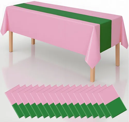 Vista 10 de 4 manteles de decoración de fiesta de cumpleaños 2 en 1 con estampado de patas, 54 x 108 pulgadas, mantel de pata de pata, mantel rectangular
