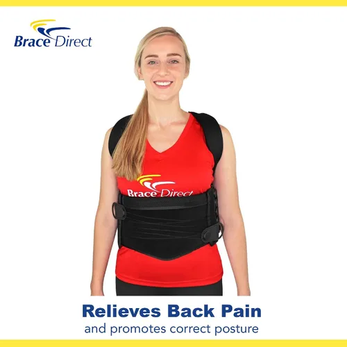 Vista 6 de Corrector de postura TLSO Soporte completo para escoliosis, cifosis, lordosis y alineación de columna vertebral - Ligero y ajustable L0456 L0457