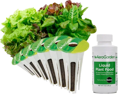 Vista 3 de AeroGarden - Kit de semillas de lechuga romana mixta, 6 cápsulas