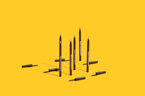 Vista 4 de Smash The Patriarchy" Black Sparkle Feminist Pen Pack mujeres feminismo liberal bolígrafo