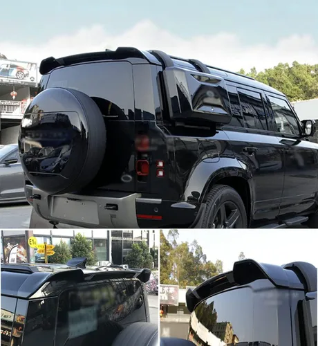 Vista 3 de Alerón trasero para maletero compatible con Land Rover Defender 2020-2025 90 110 130 L663 L851 ABS plástico