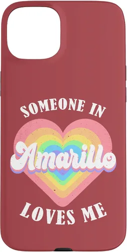 Vista 9 de Someone in Amarillo Loves Me City Heart Case for iPhone 17