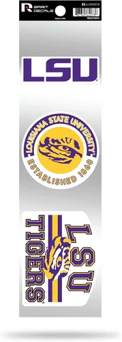 Vista 142 de NCAA - Juego de calcomanías retro Spirit de 3 piezas