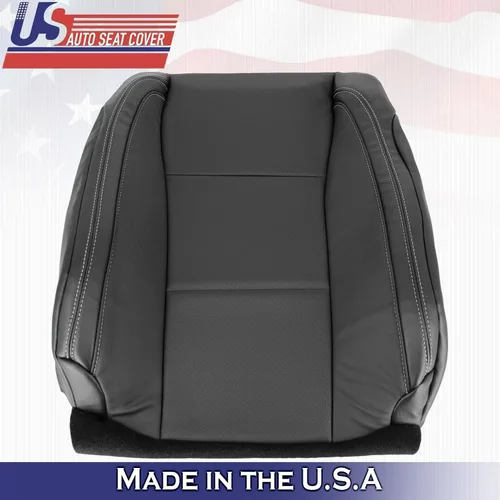 Vista 3 de U.S.AutoSeatCover 2015 para Ford F150 Lariat Driver & Passenger Top Perf Fundas de asiento de cuero negro