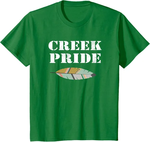 Vista 46 de Creek Native American Pride - Camiseta, Negro, S