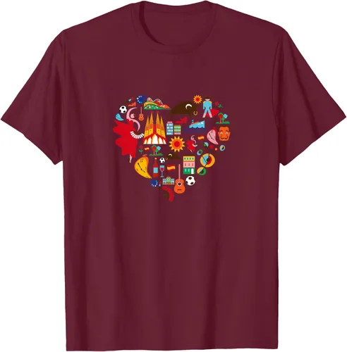Vista 11 de I Love España Cute Español Orgullo, Madrid Barcelona playera, niños 10, Lemon Limón