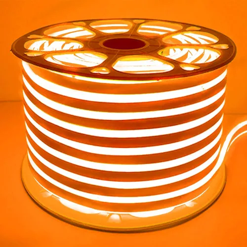 Vista 14 de Neon LED Strip Lights, Double-Side Lighting 3.3FT AC 110V-130V Super Bright Rope Light Sign String Waterproof for Outdoor Commercial Lighting