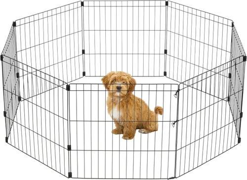Vista 9 de IRIS USA Jaula Moderna de Madera para Perros – Elegante Perrera de Interior Estilo Mueble y Mesa Auxiliar para Perros Pequeños a Medianos, Jaula