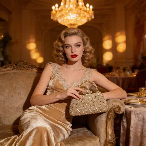 Vista 5 de Bolso de mano de noche con diamantes de imitación de cristal para mujer con cierre de corona de asa dorada, cadena desmontable formal para gala