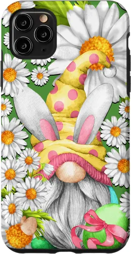Vista 13 de Funny Easter Gnome Graphic for Women Teachers and Daisy Mom Case for iPhone 17