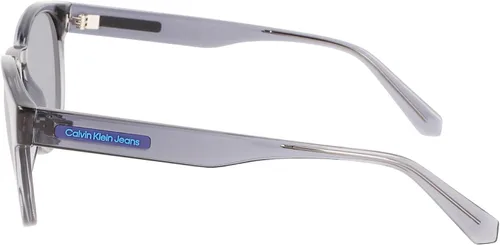 Vista 3 de Calvin Klein JEANS CKJ22609S - Gafas de sol redondas, color gris, talla única, Gris