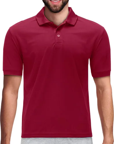 Vista 13 de Premium Wear - Camisetas tipo polo para hombre, con gran absorción de humedad