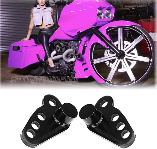 Vista 8 de Para Harley 2002-2016 Kit de bajada de 1-3 pulgadas Touring Custom 2014 Street Glide Accesorios 2015 Road King Blocks 03 Ultra Classic Links