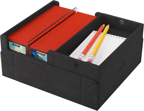 Vista 5 de Gamegenic Game's Lair 600+ - Caja de cartas convertible, almacenamiento de tarjetas de doble funda, con capacidad para hasta 600 tarjetas, protector