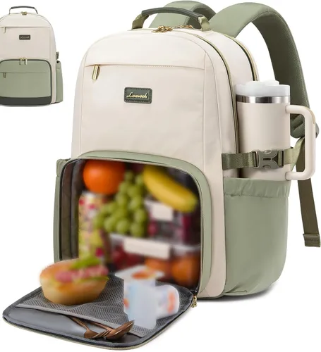 Vista 52 de LOVEVOOK Mochila para laptop para mujer, 15,6 pulg.