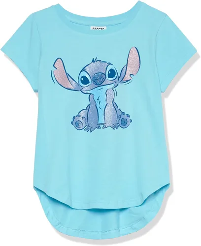 Vista 29 de Camiseta de danza floral Lilo & Stitch con ukelele para niñas Gris asfalto