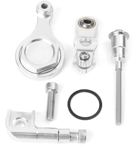 Vista 9 de Kit de soporte para estabilizador de dirección compatible con Yamaha R6 R1 2006 2007 2008 2009 2010 2011 2012 2013 2014 2015, Negro