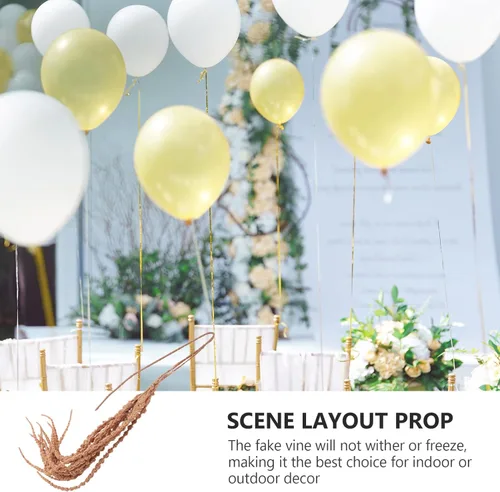 Vista 5 de NOLITOY Pasteles de arroz falsos colgantes para bodas, arreglos florales, decoraciones de fiesta, decoración de mesa