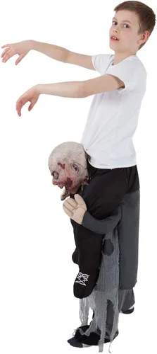 Vista 2 de Morph - Disfraz infantil con personaje que te carga a cuesta sobre sus hombros, talla única