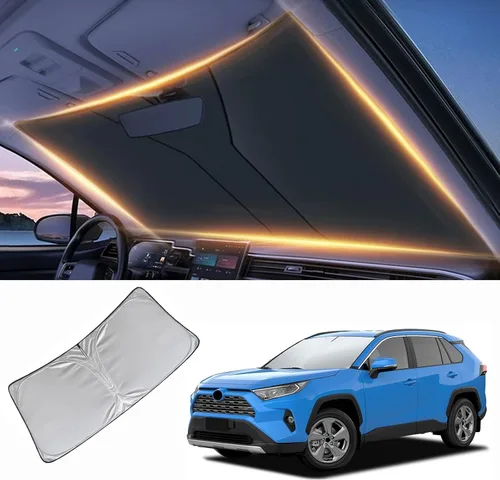 Vista 9 de Parasol para parabrisas delantero, protector de visera, accesorios para automóvil
