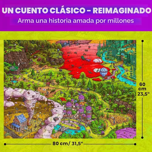 Vista 2 de Rompecabezas de 1000 piezas para adultos - Rompecabezas para adultos 1000 Oz